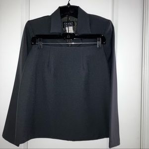 CITY TRIANGLES | 90s vintage gray skirt and blazer suit | size 7